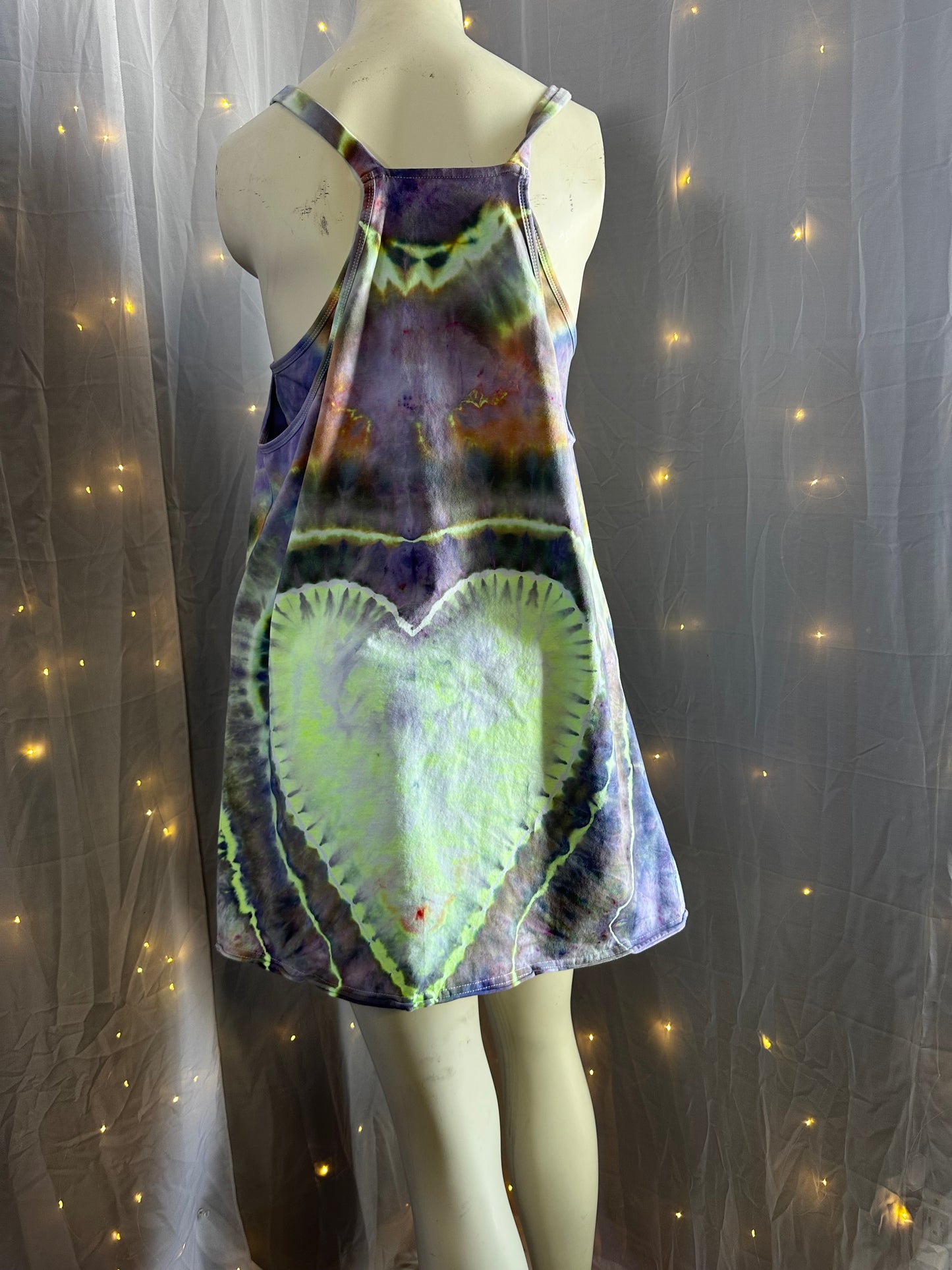 Large Lunar Love Burst Romper Dress *UV REACTIVE*
