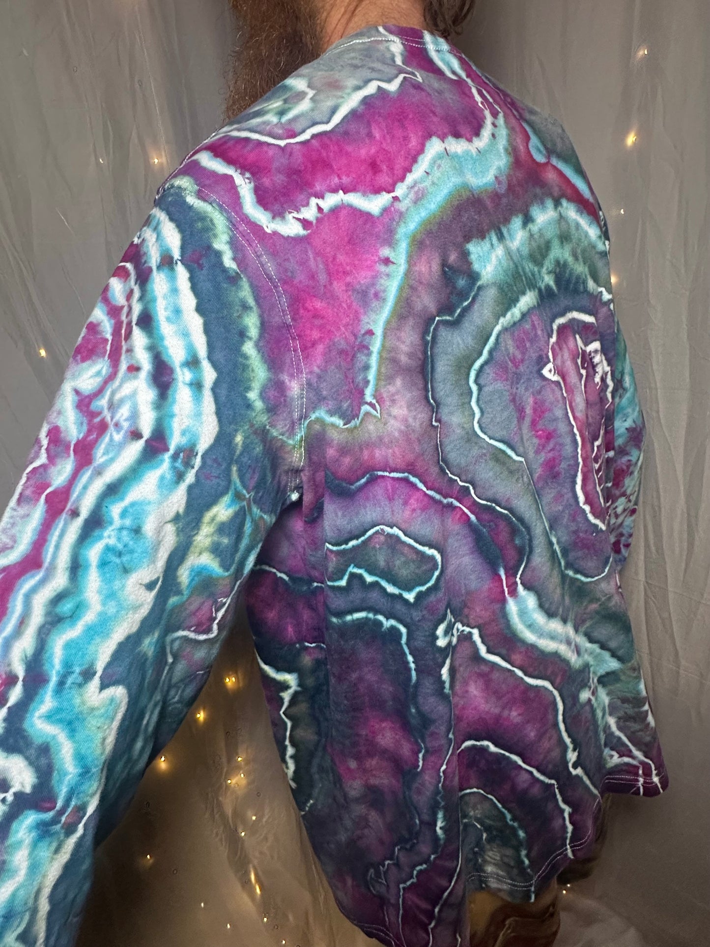 2XLT Galaxy Tide Geode Long Sleeve Tee