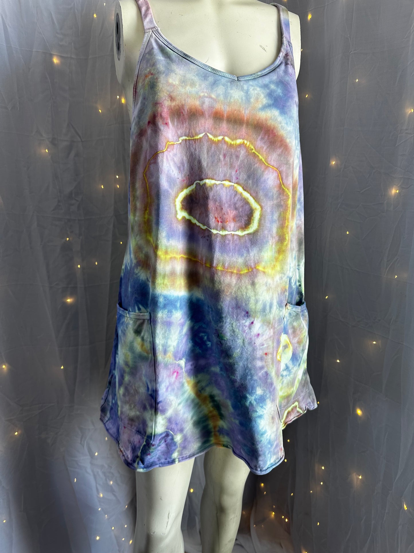 Large Lunar Love Burst Romper Dress *UV REACTIVE*