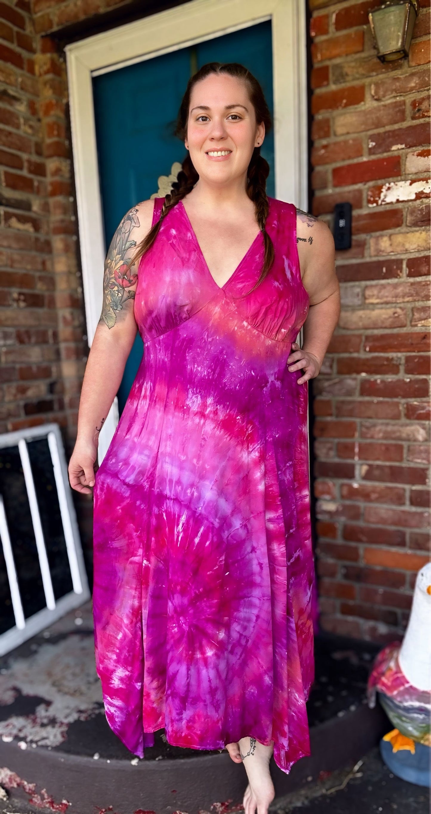 XL Wild Rose Gypsy Dress