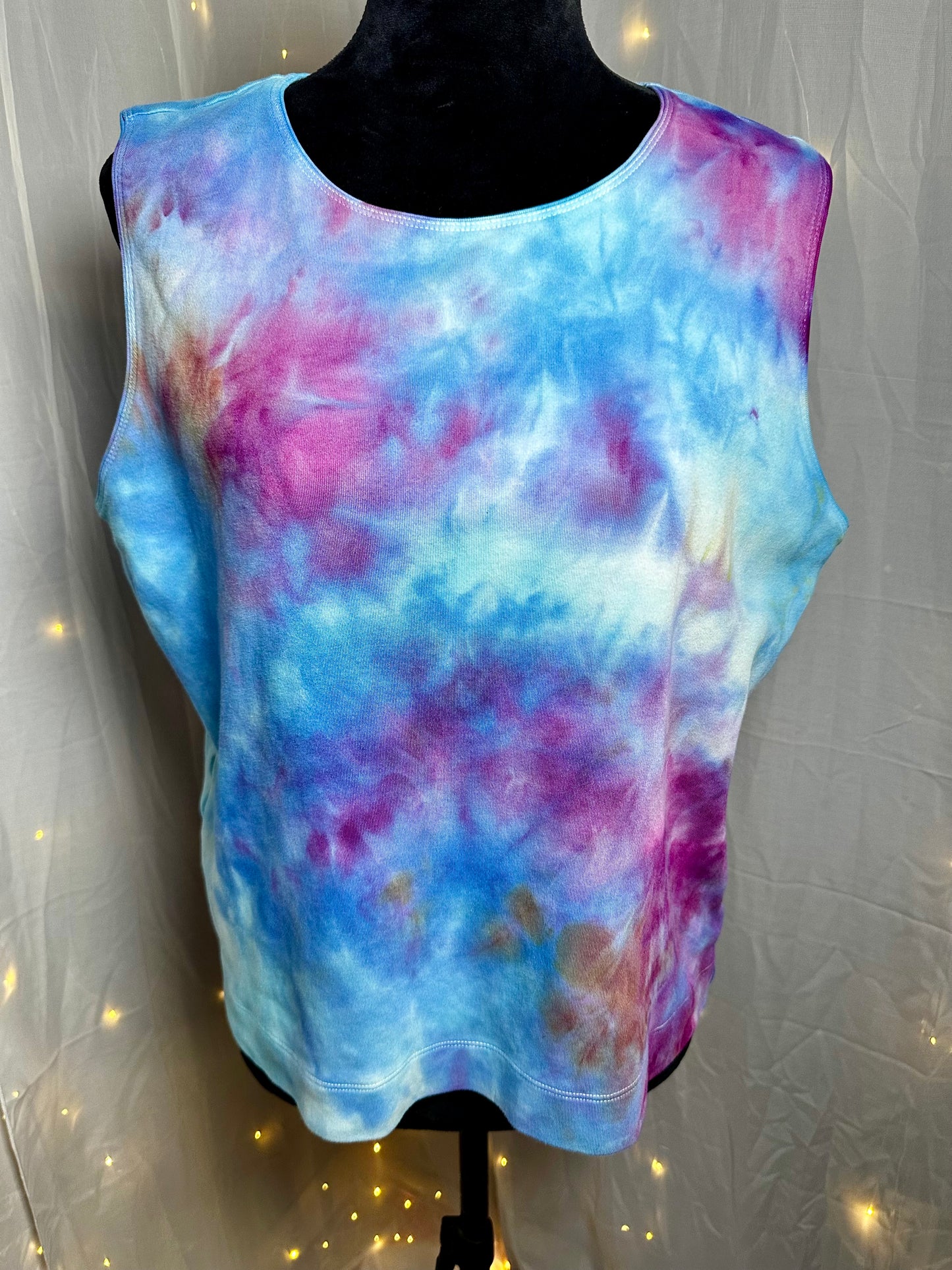 Petite XL Bluebell Cloud Tank *upcycled*