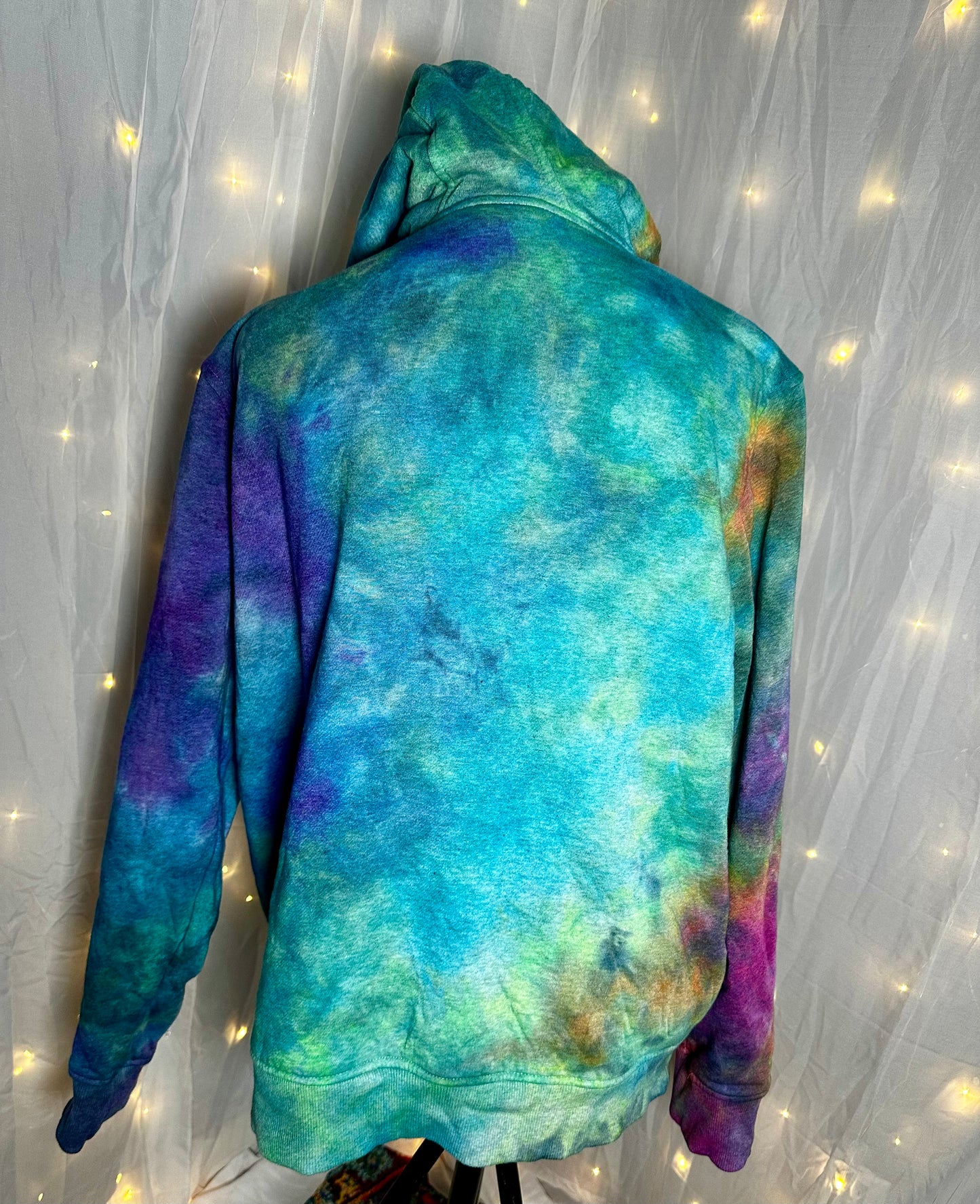 Large Electric Horizon Fleece Lined Zip-Up Hoodie