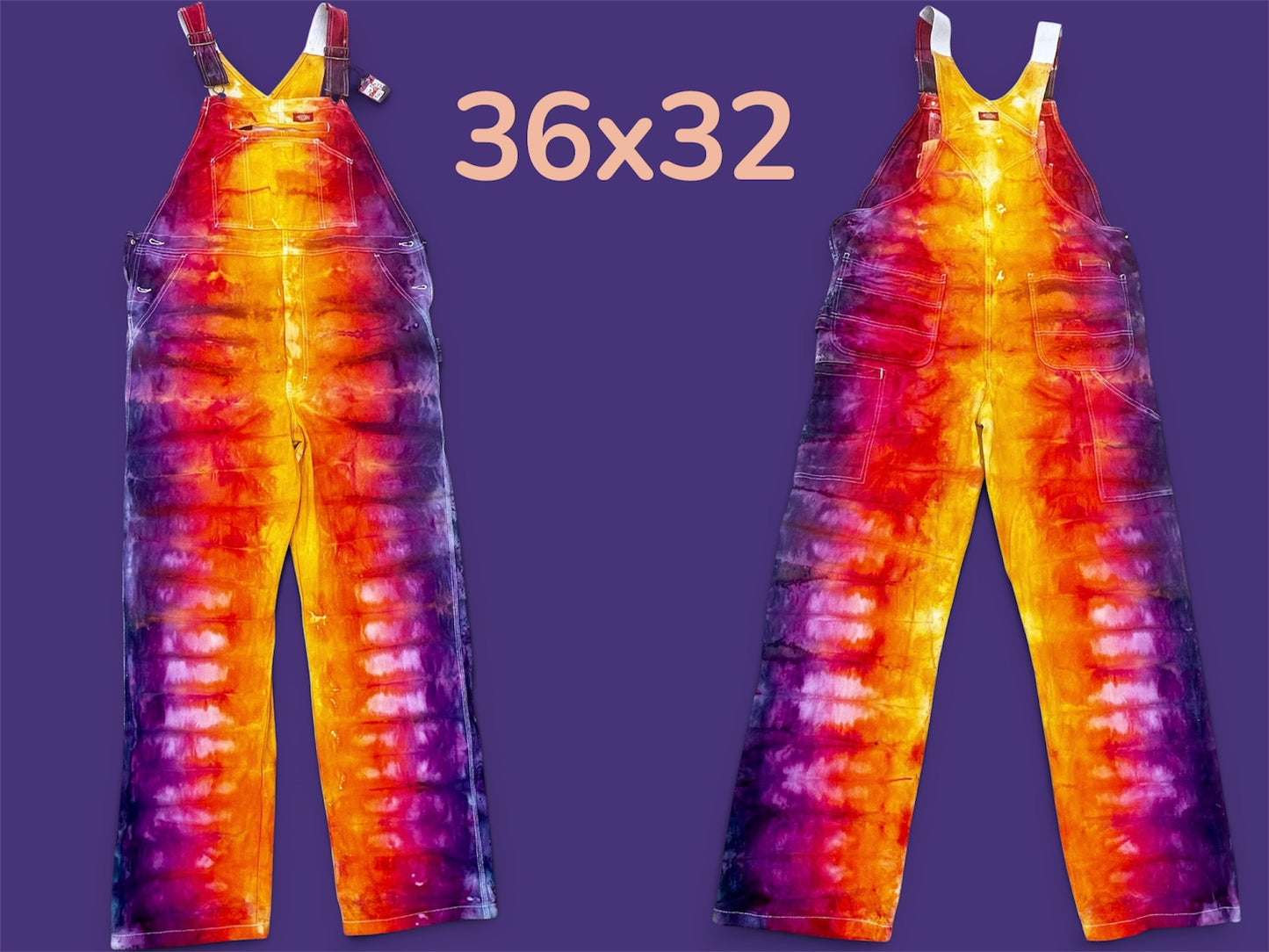 36x32 Sunset Dickies Bib Overalls