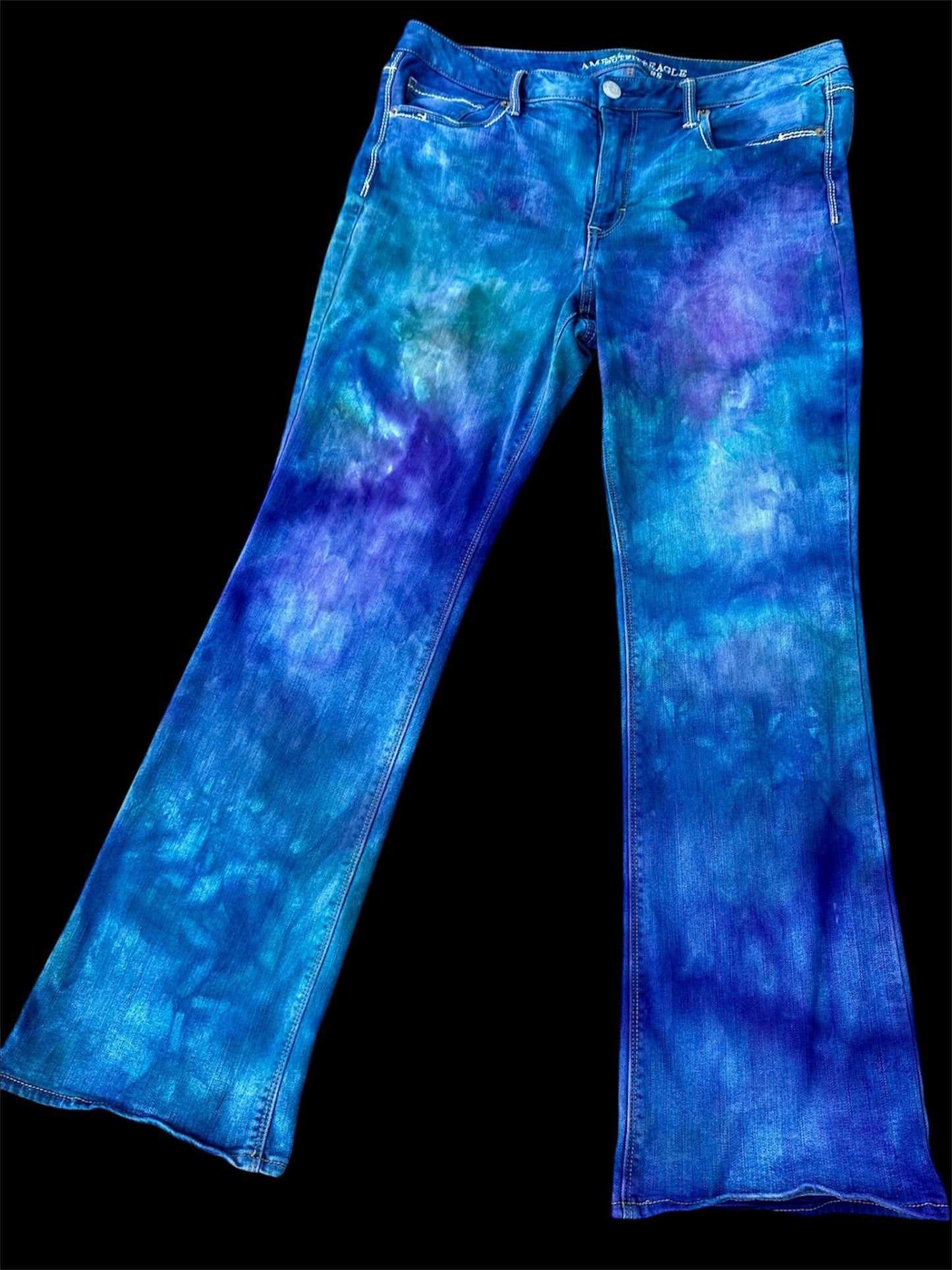 Celestial Tide AE Vintage Bootcut Jeans-Upcycle