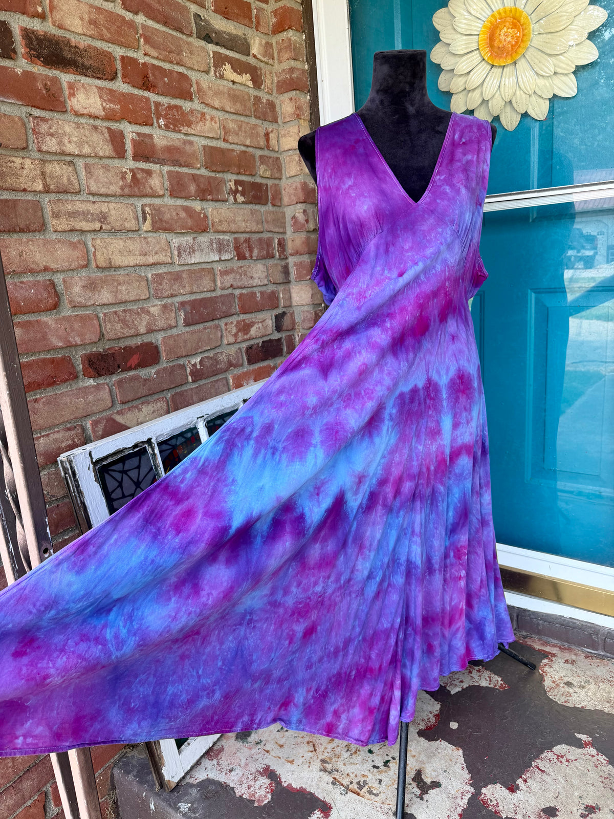 XL Amethyst Aurora Asymmetrical Dress