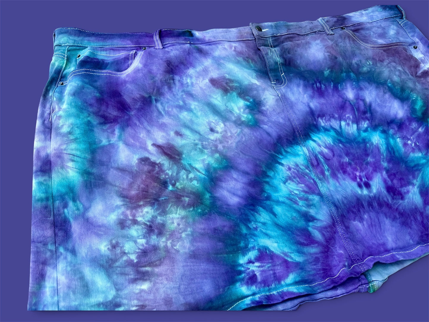 40W Moonlit Lagoon Mini Skirt