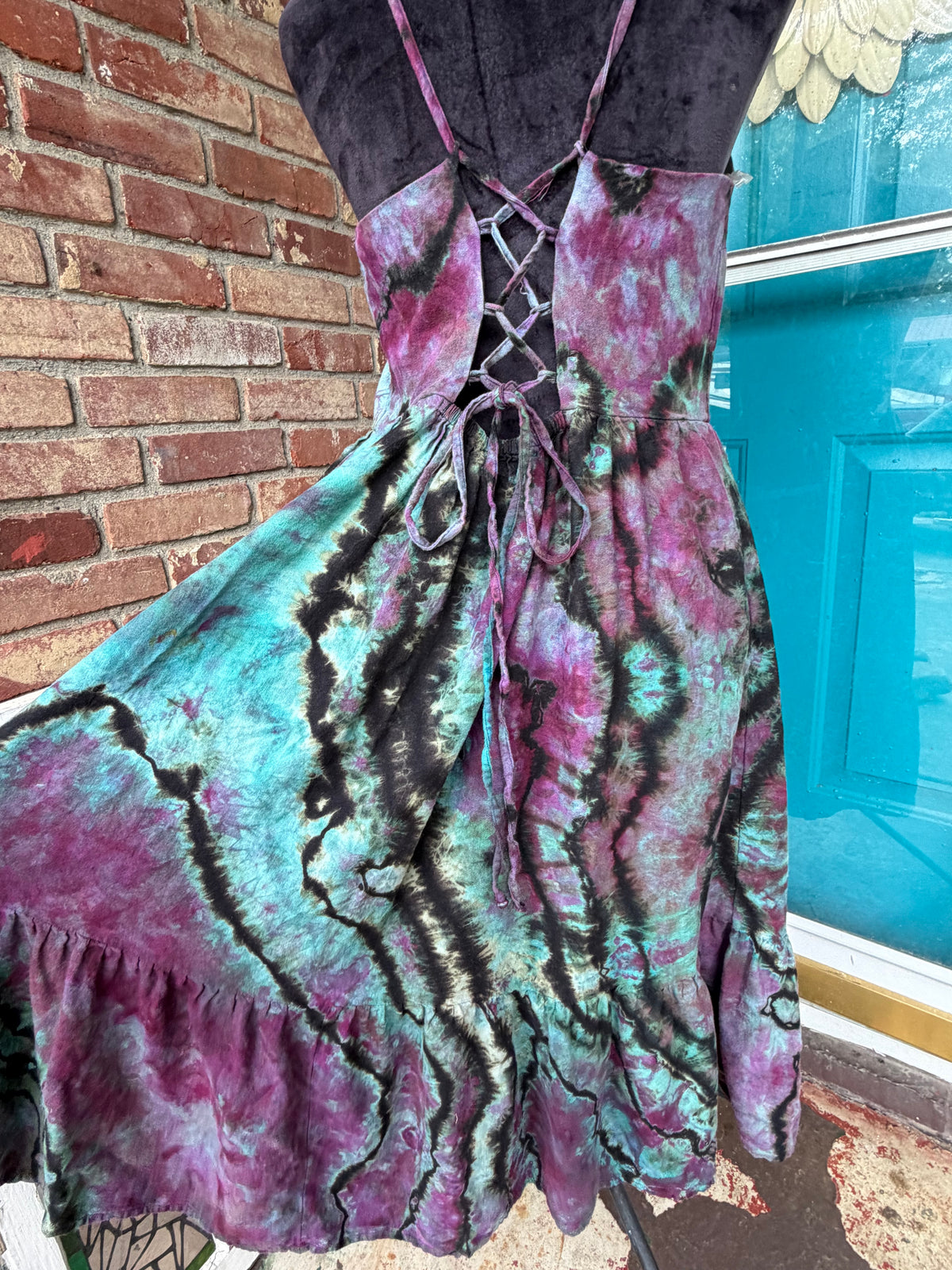 Cosmic Wildflower Corset Midi Dress