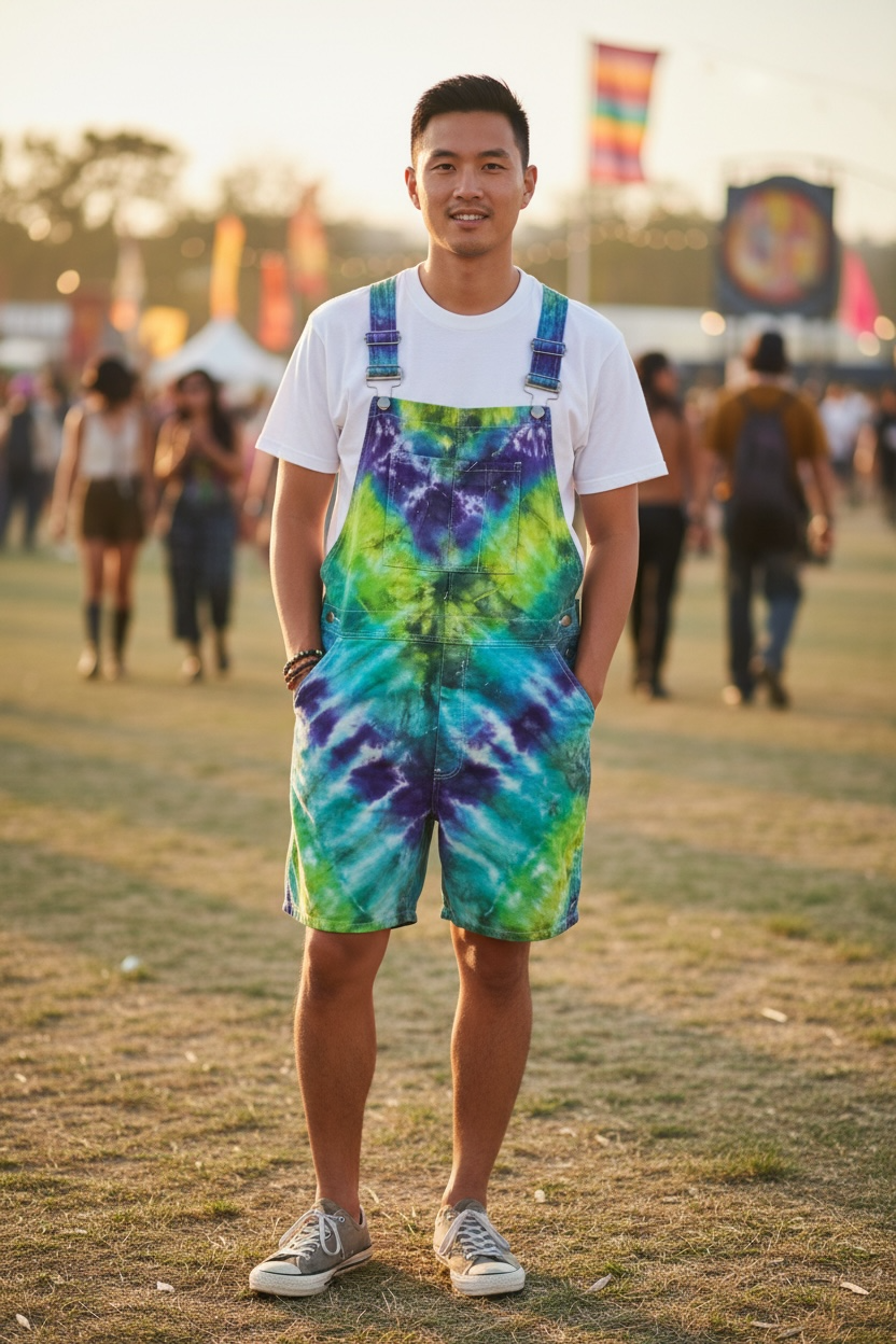 Small Trippy Tide Hoochie Daddy Shortall