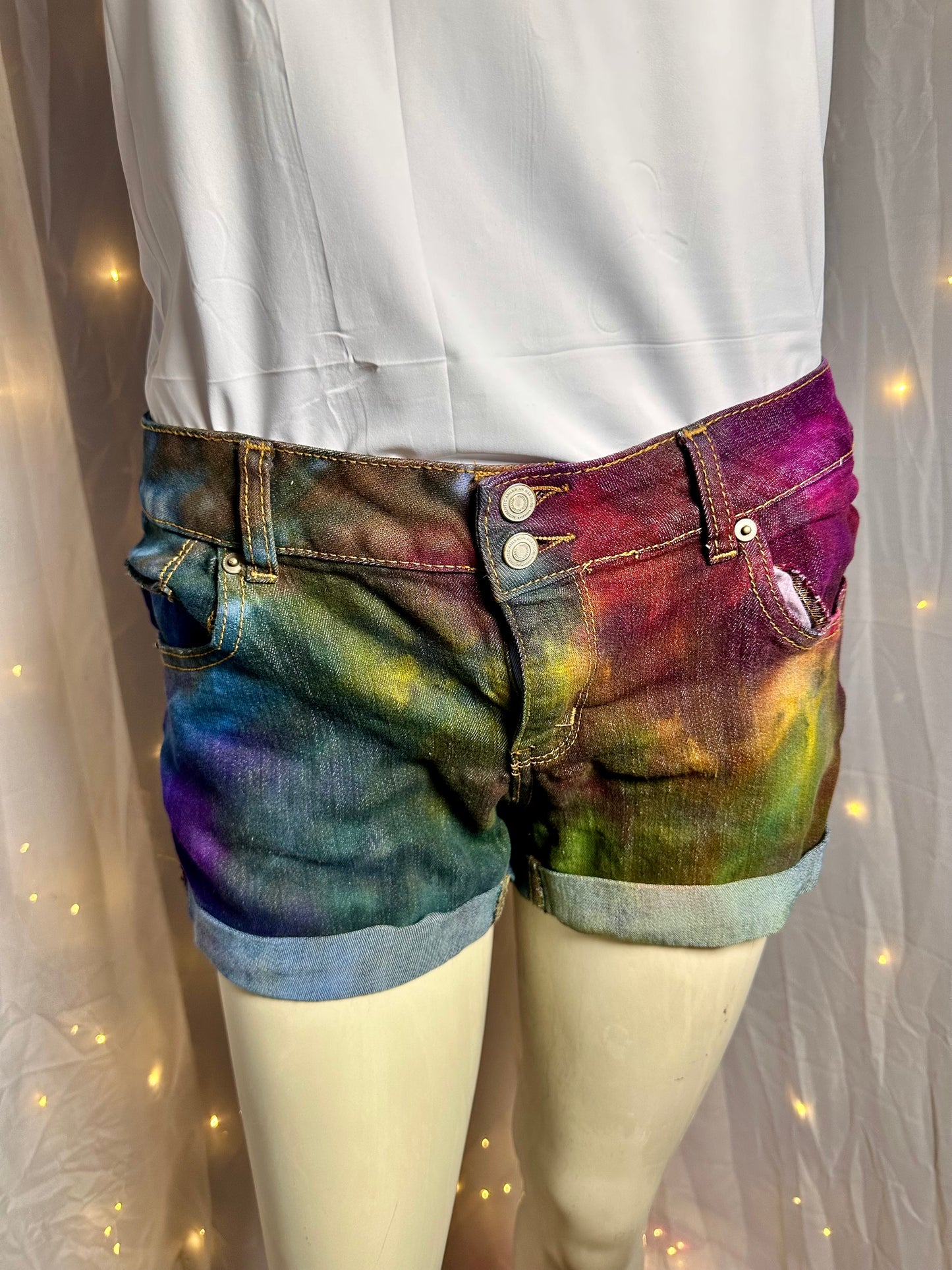 Jr 13 Starlit Forest Denim Shorts