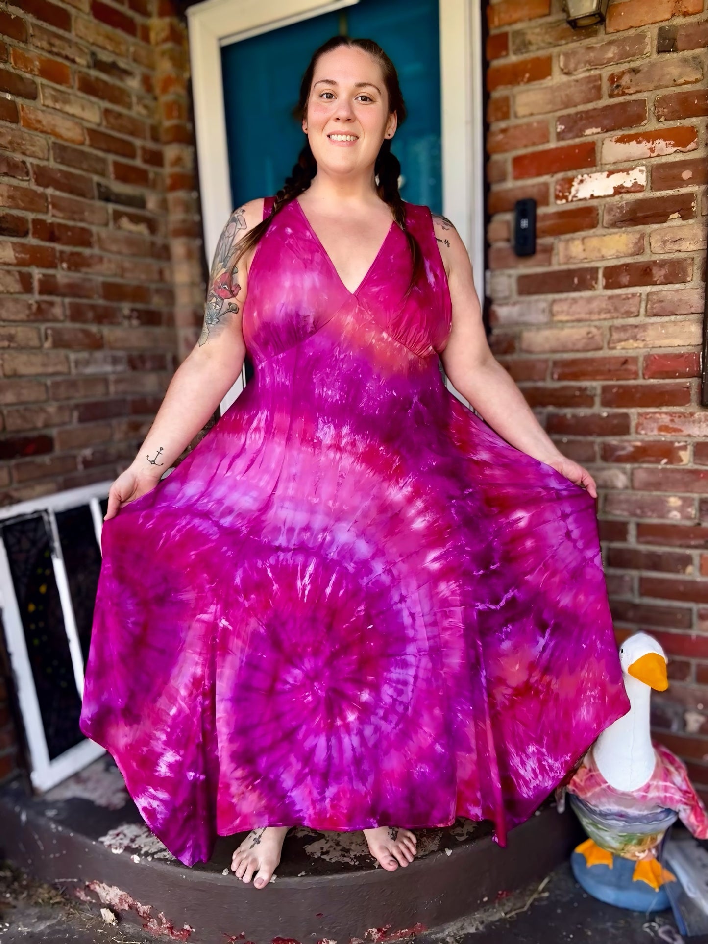 XL Wild Rose Gypsy Dress