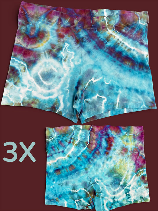 3X Mermaid Current Biker Shorts