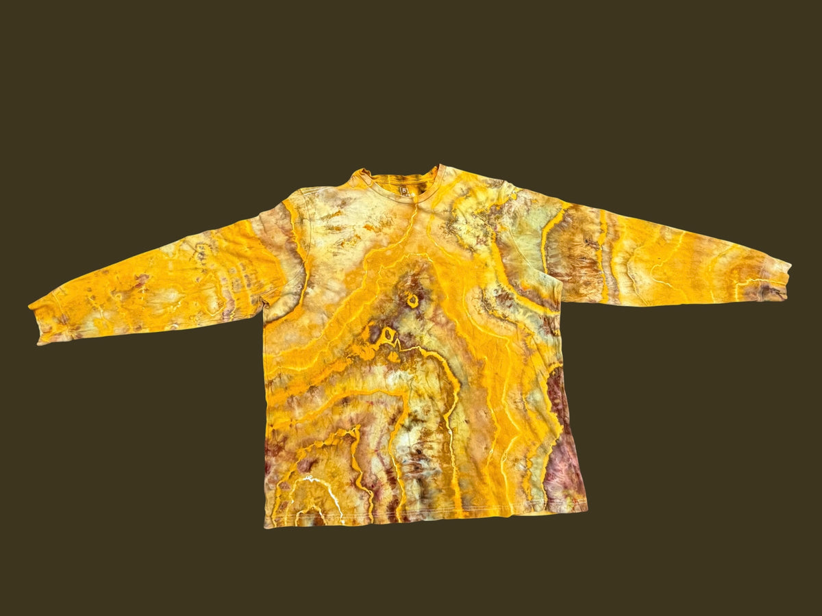 3XL Golden Citrine Long Sleeve Tee