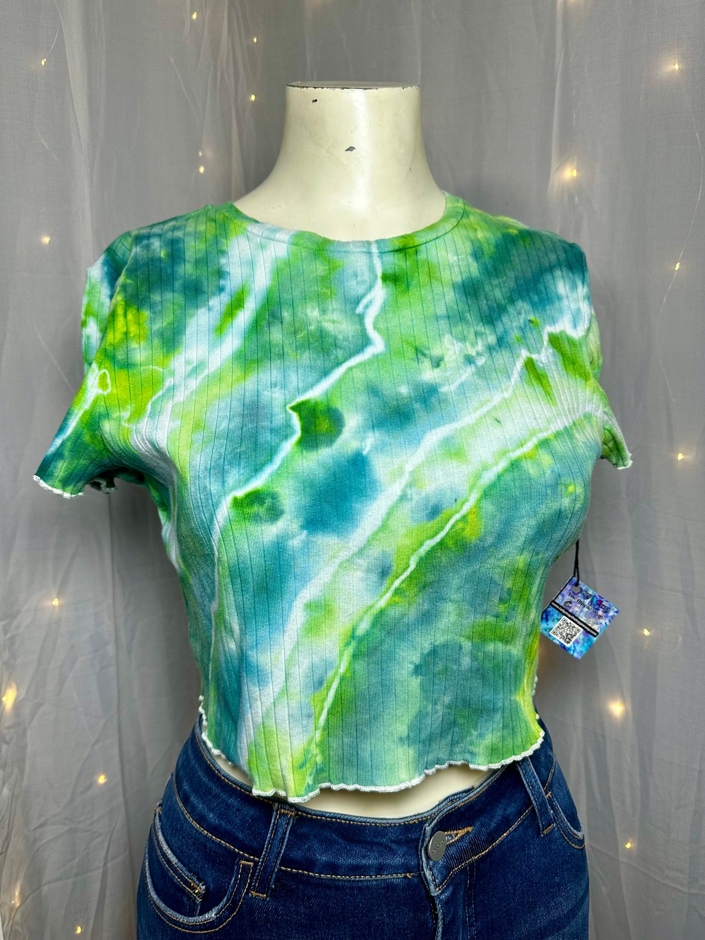 XL Neon Forest Crop Top *Runs smaller*