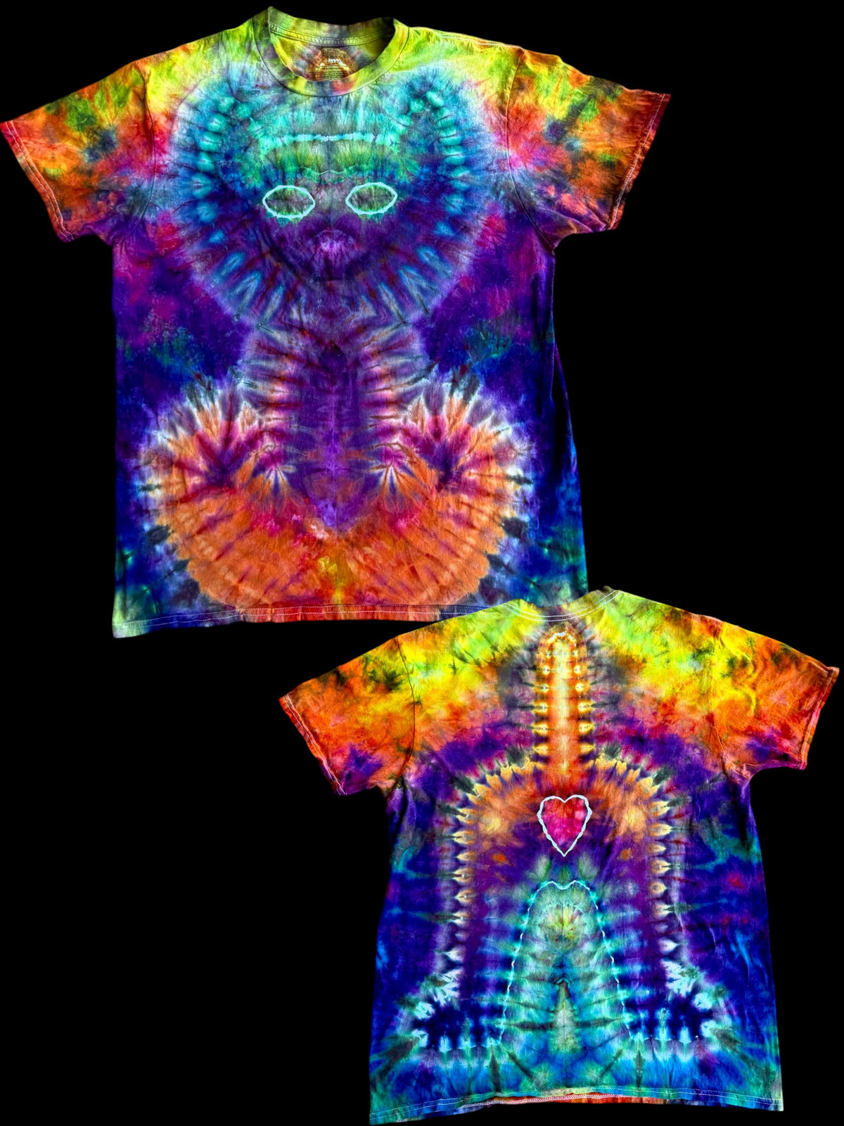 XL Psychedelic Purrfection – Purrfectly Cheeky Kitty Tee