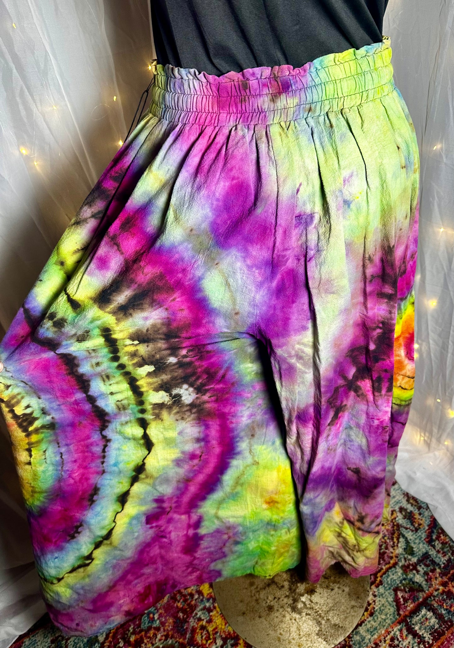 Radiant Aurora Wide Let Pants waist 28in-44in