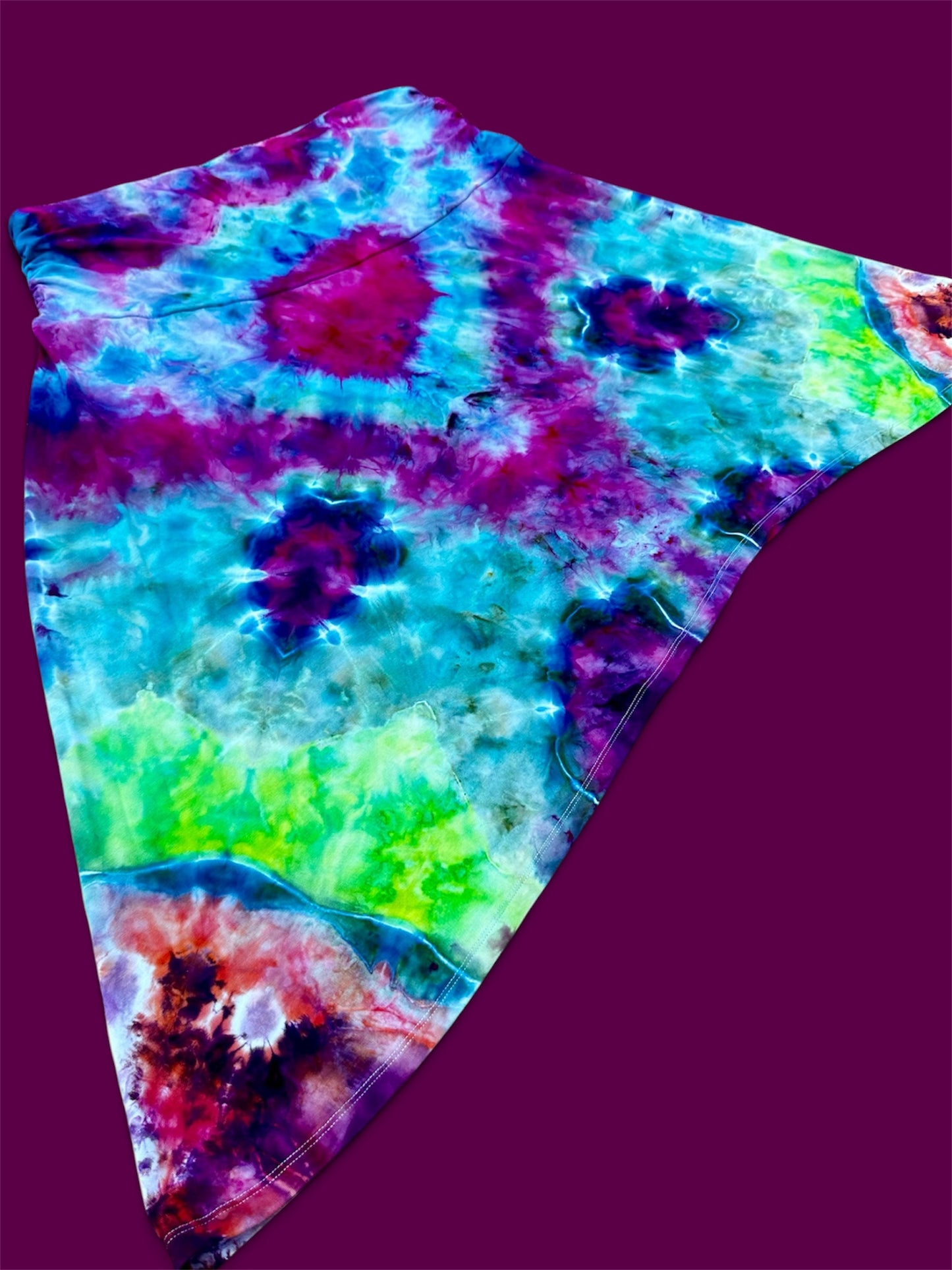 2X Electric Reef Mandala Asymmetrical Skirt