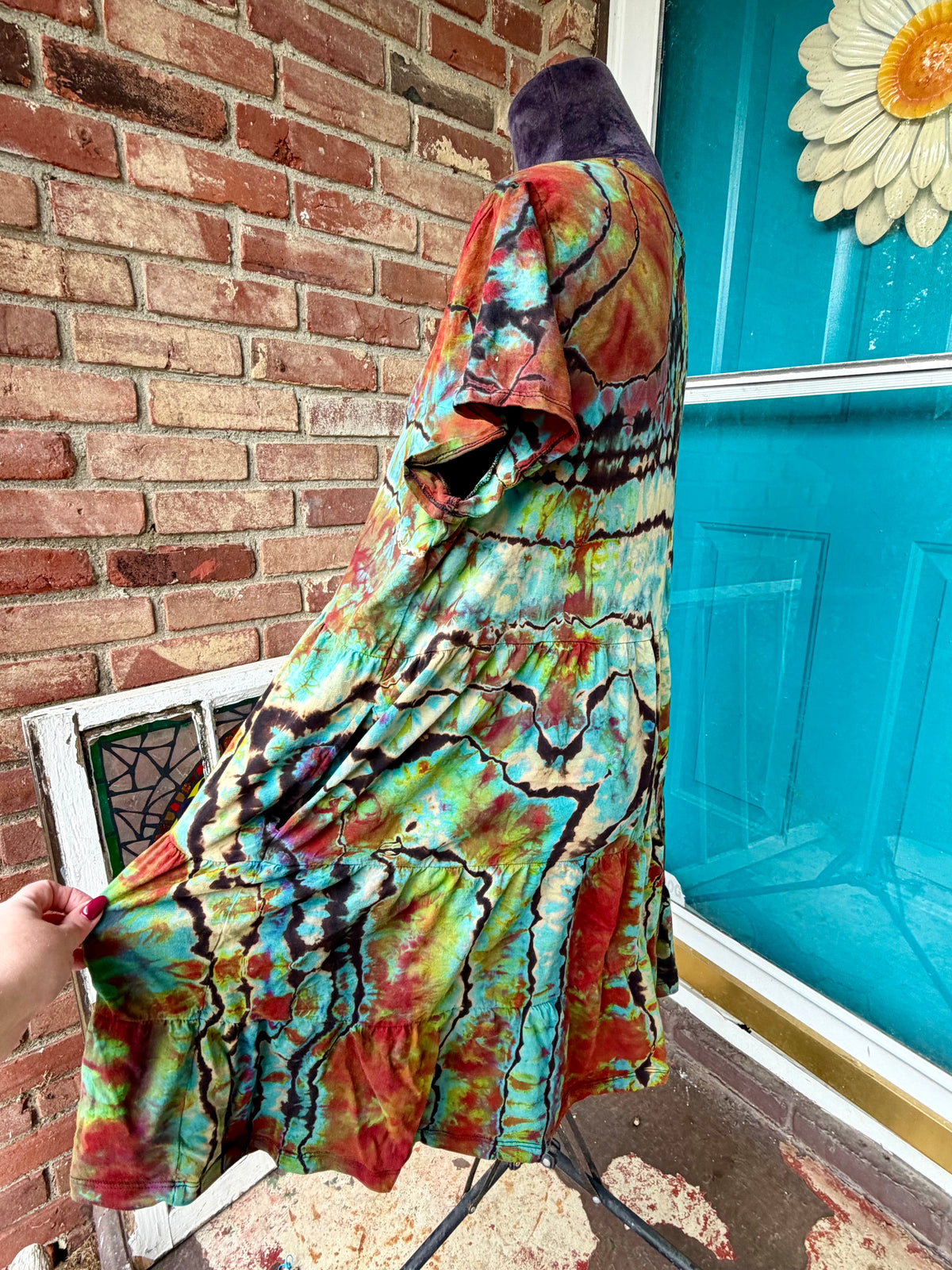 XXL Autumn Aurora T-Shirt Dress