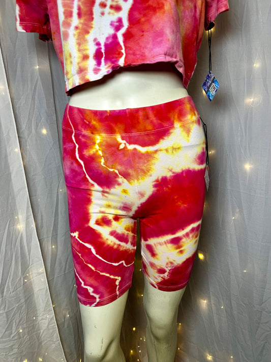 Flamingo Flash Biker Shorts