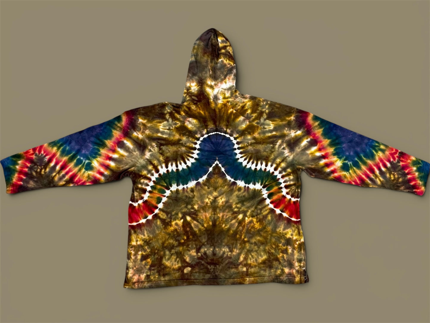 XL Woodland Spectrum Hooded Long Sleeve Tee
