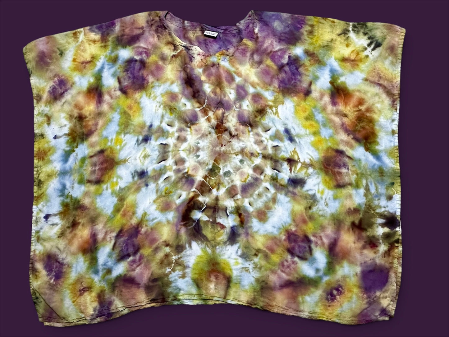 One Size Moss & Moonlight Kaftan Poncho