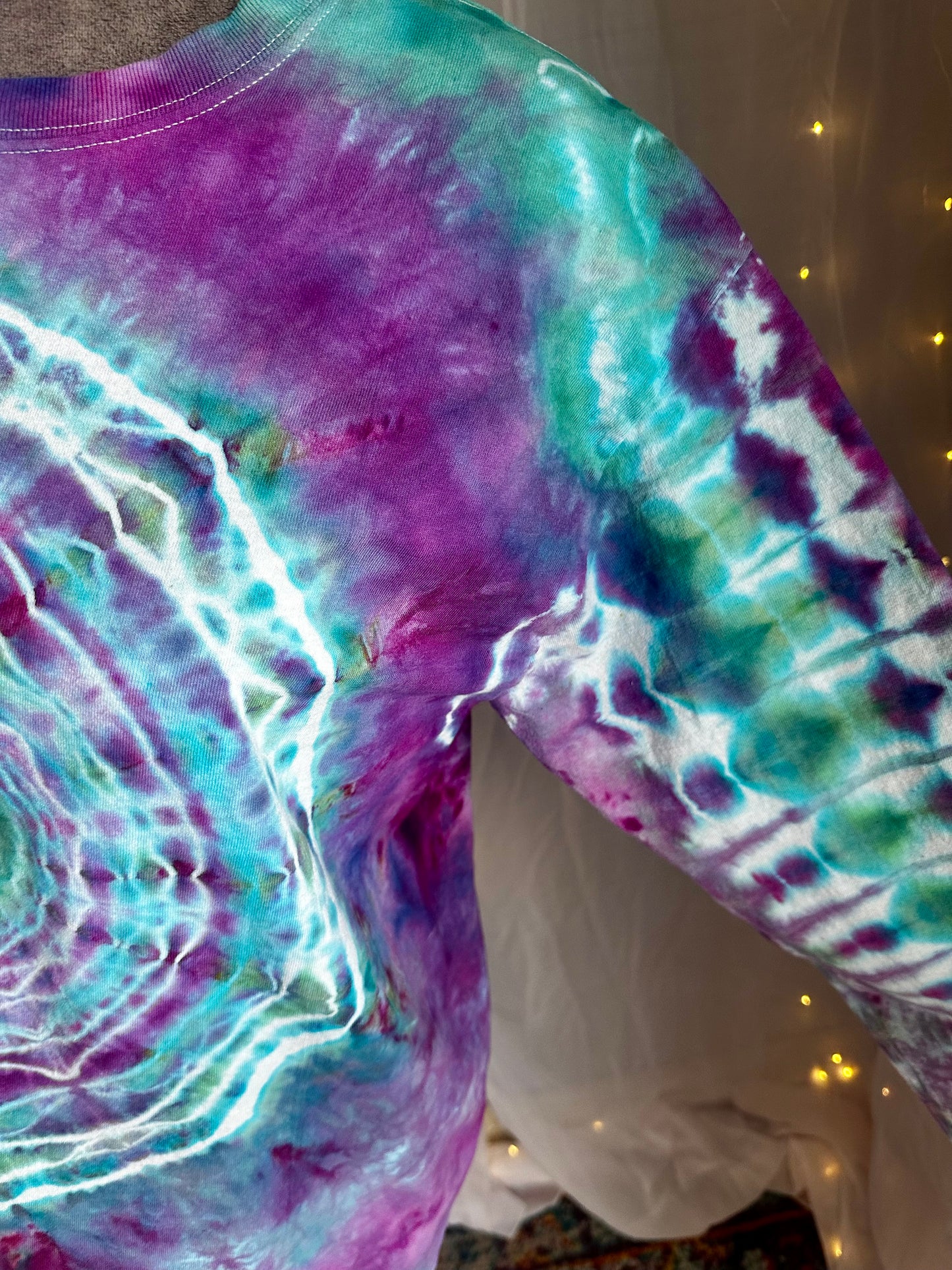 Medium Violet Vortex Long Sleeve T-shirt