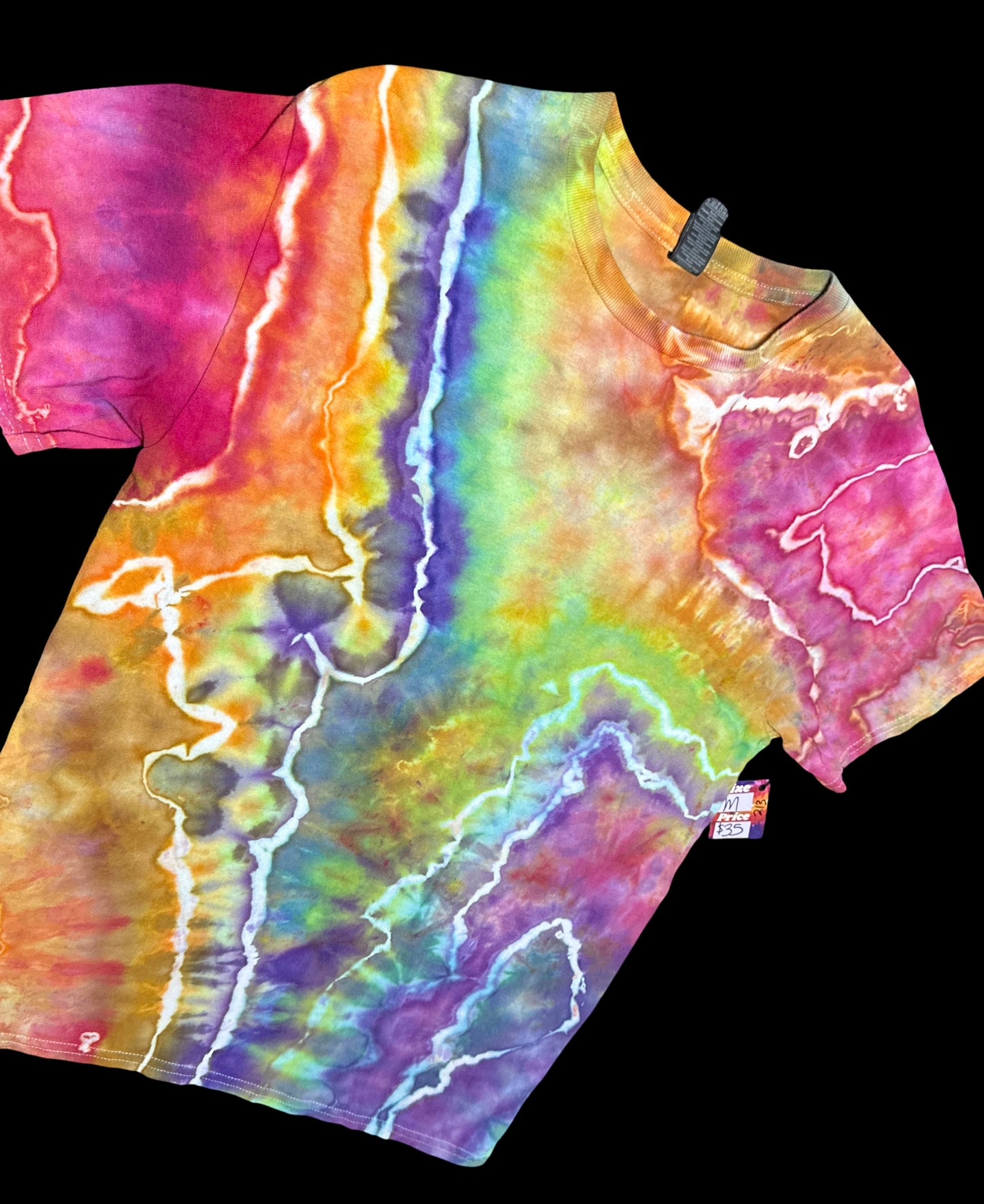 Medium Trippy Rainbow Melt Tee