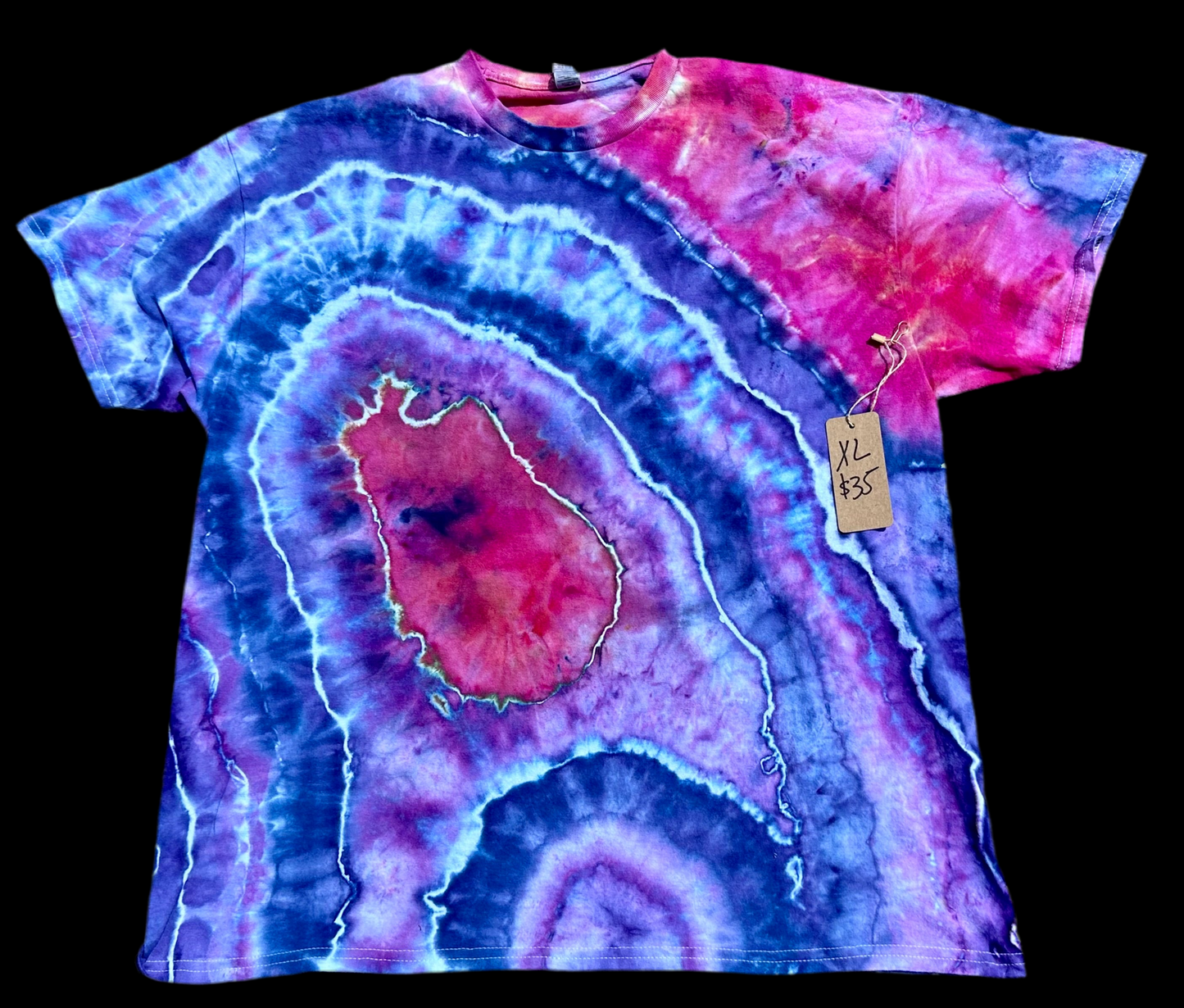 XL Purple & Pink Geode tee