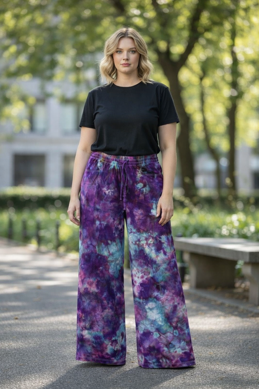 XL Blue Moon Breeze Flowy Denim Pants