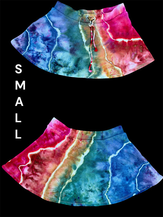 Small Rustic Rainbow Dream Skort