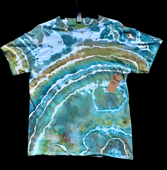 Medium Teal/Green/Bronze Tee 🏝️