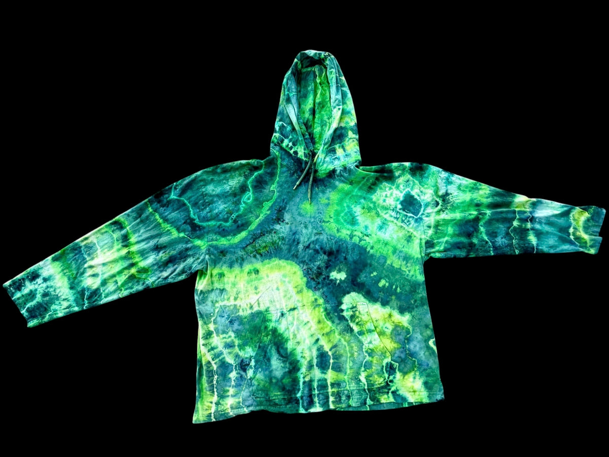XL Emerald Galaxy Hooded Tee