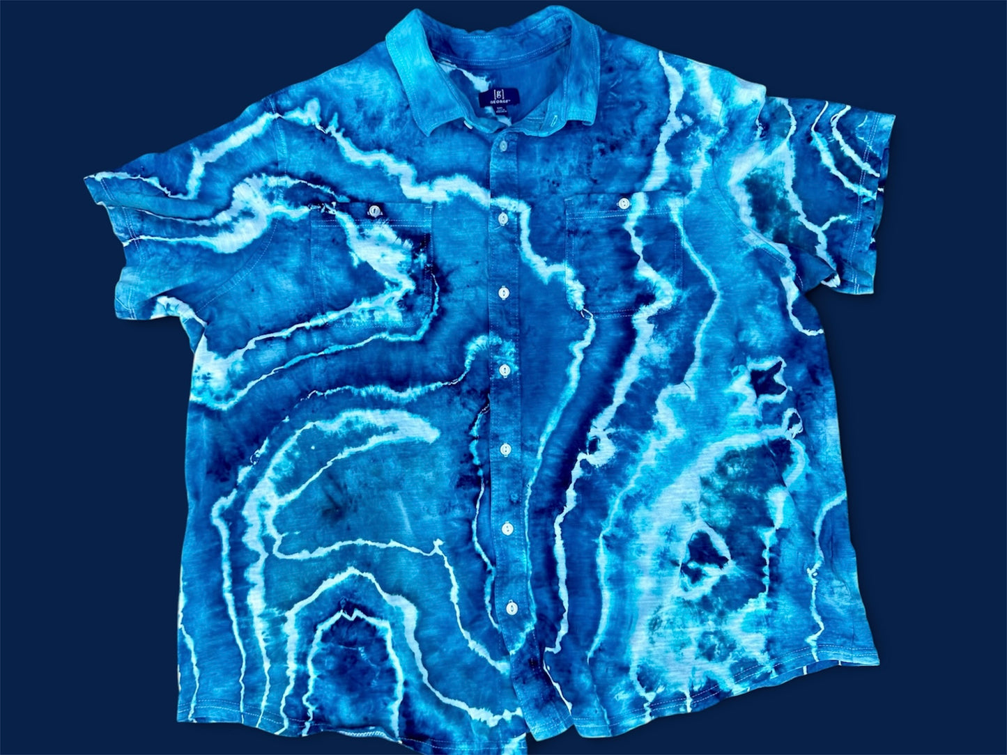 2XL Deep Water Dreams Button Down