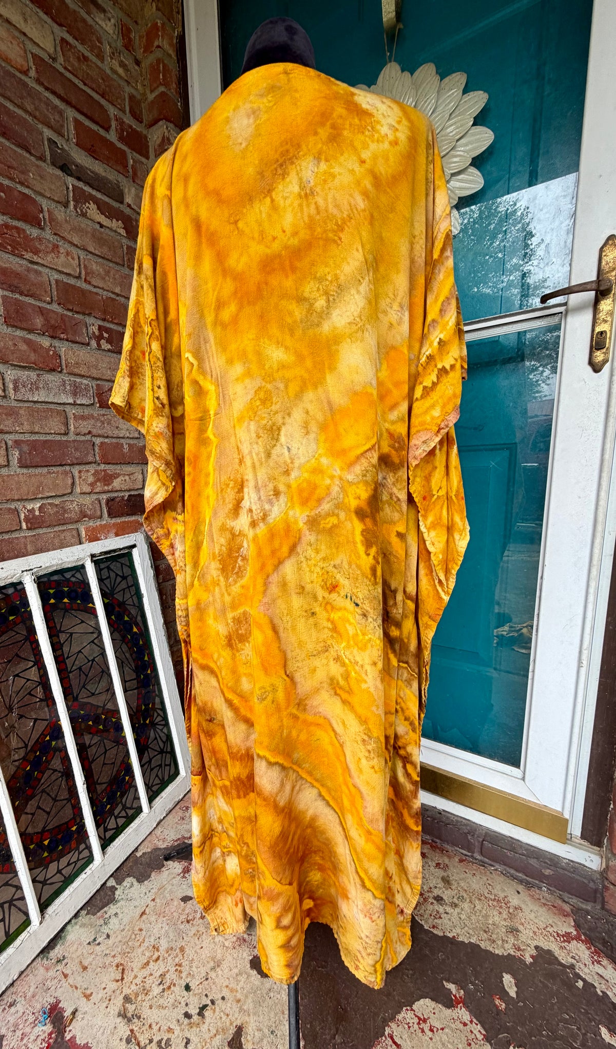 One Size Golden Sunburst Kaftan