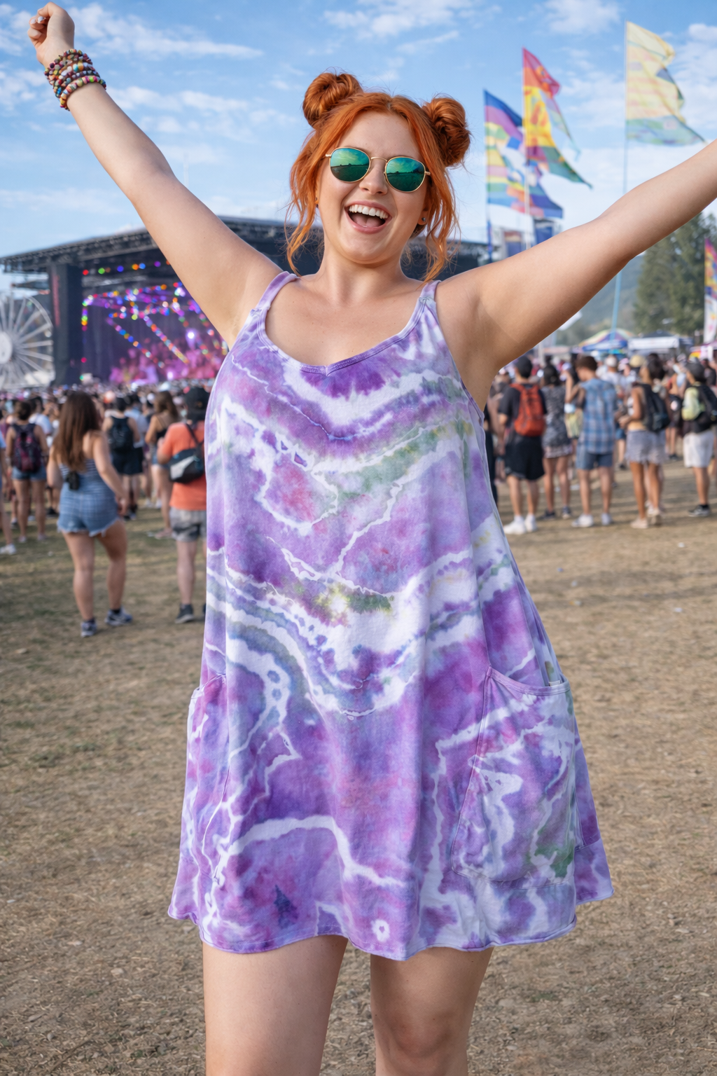 XXL Lavender Moon Fairy Romper Dress