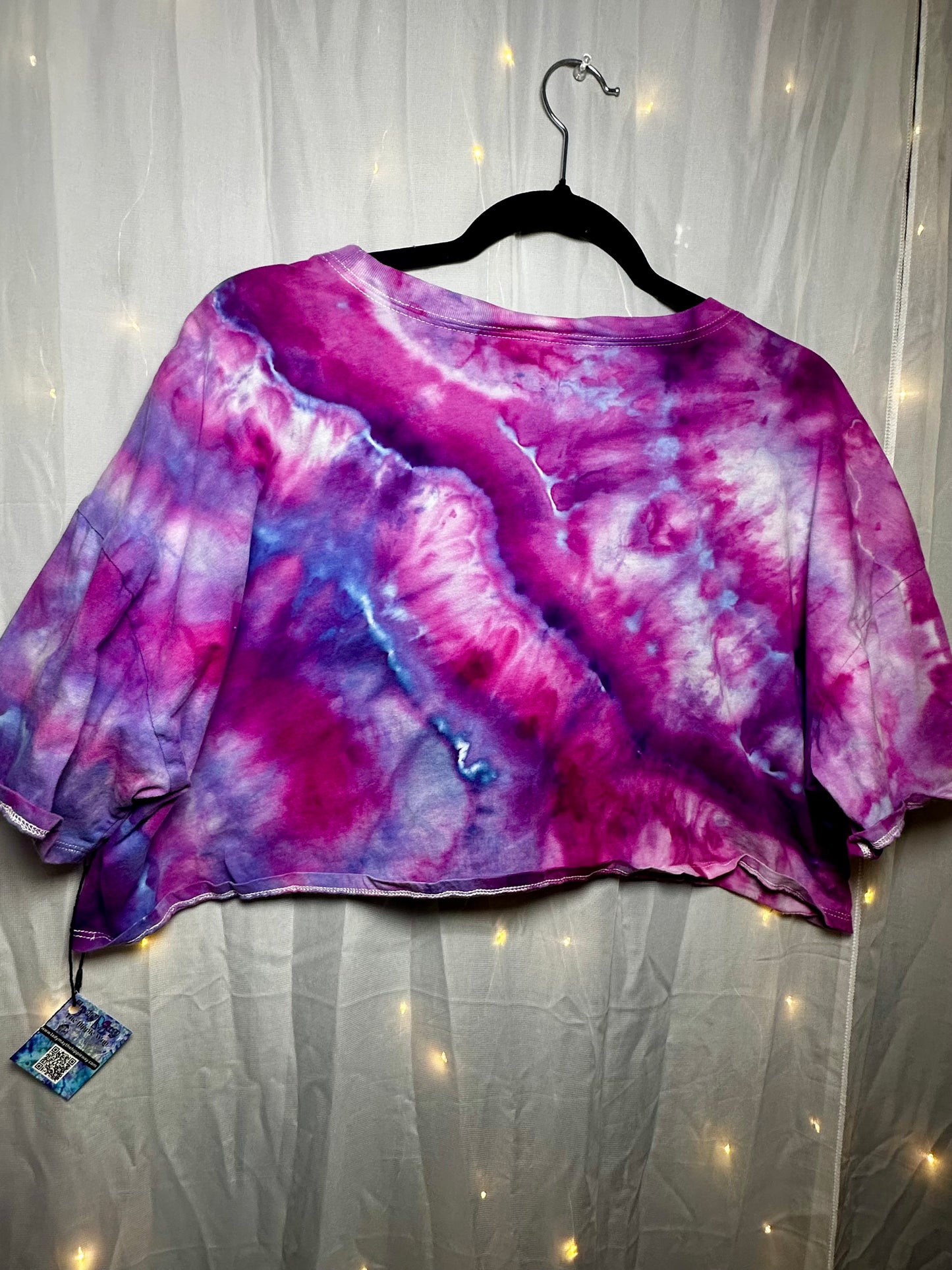 Large Galactic Dreamwave Crop Top