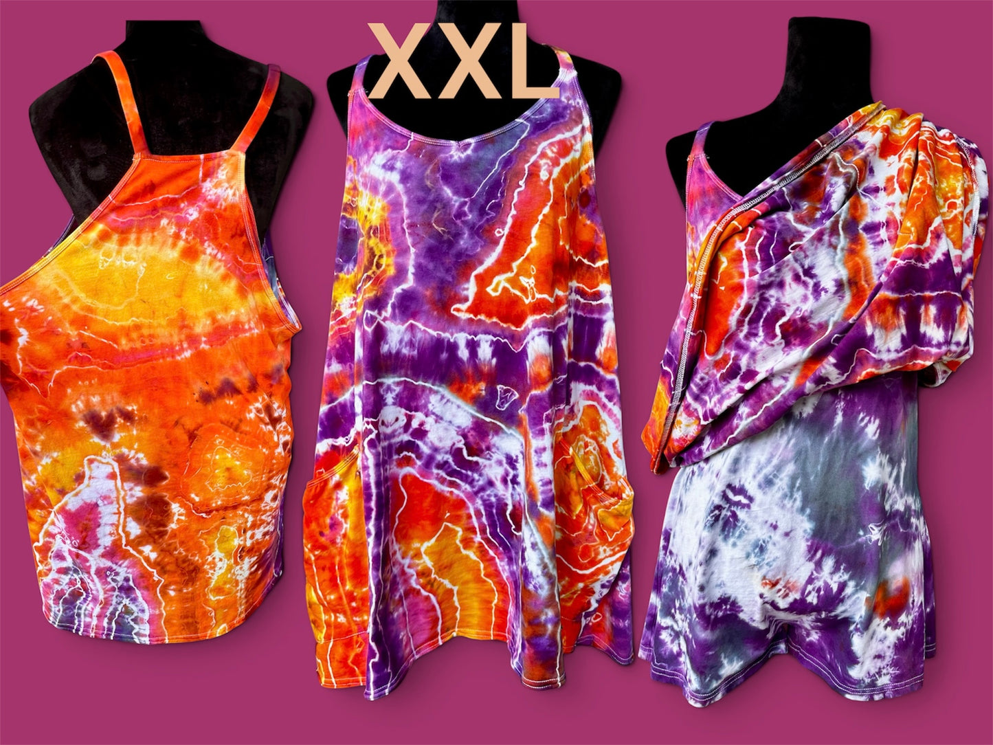 XXL Sunset Voltage Athletic Dress