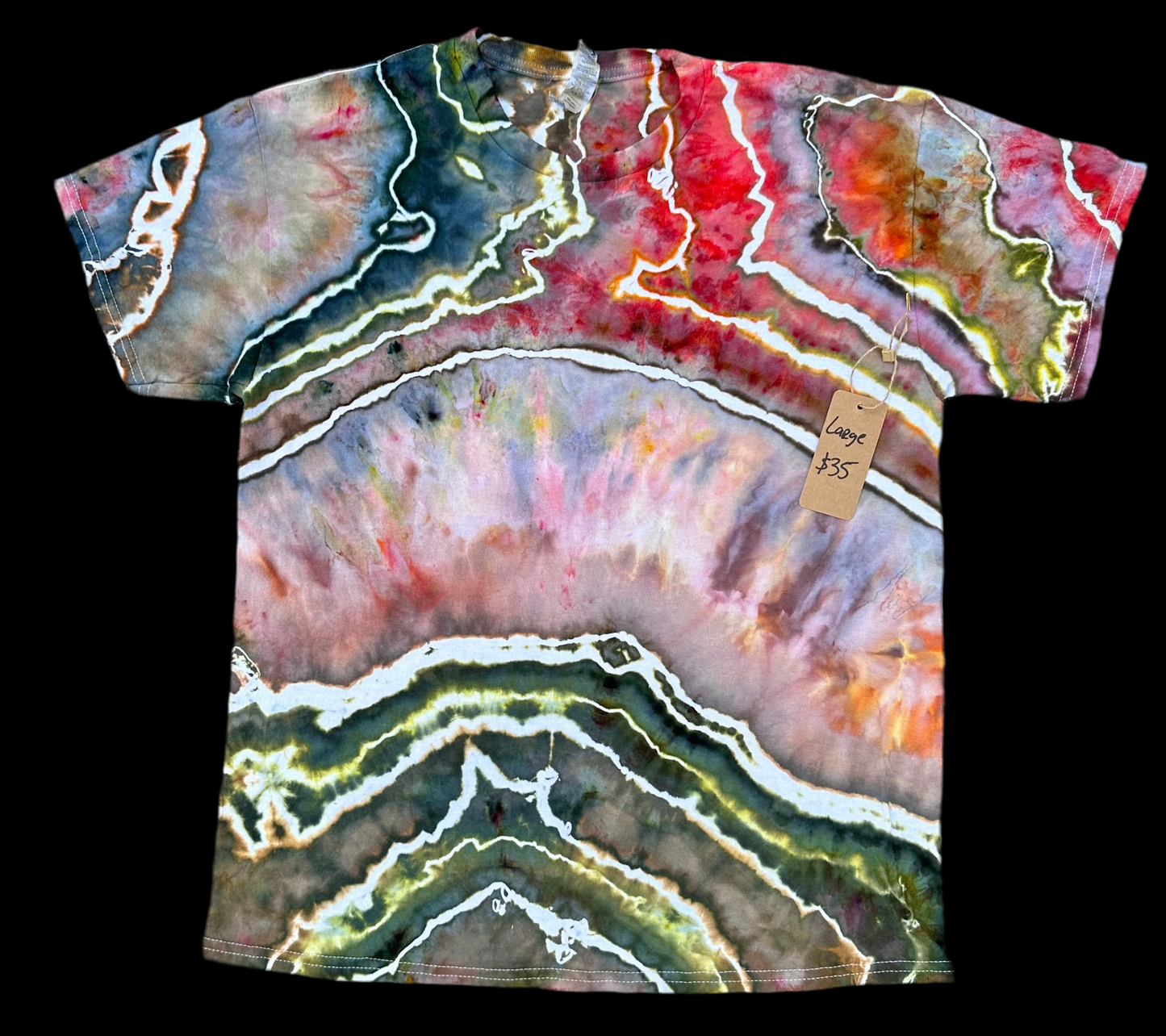 Large Fall Vibes Geode Tee 💥