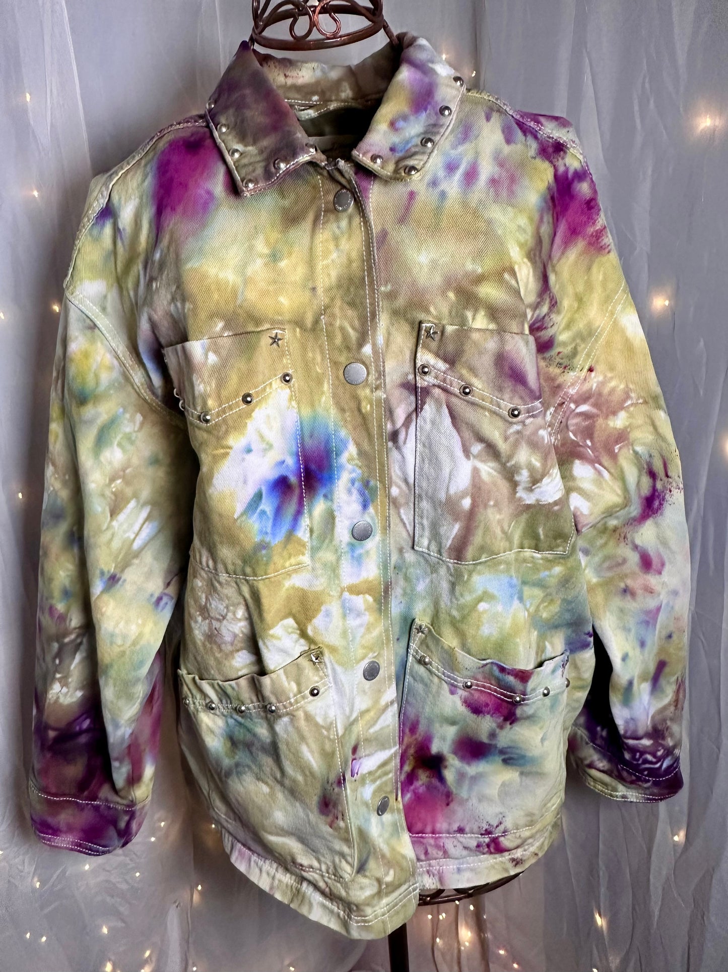 Medium Moss & Mulberry Denim Jacket