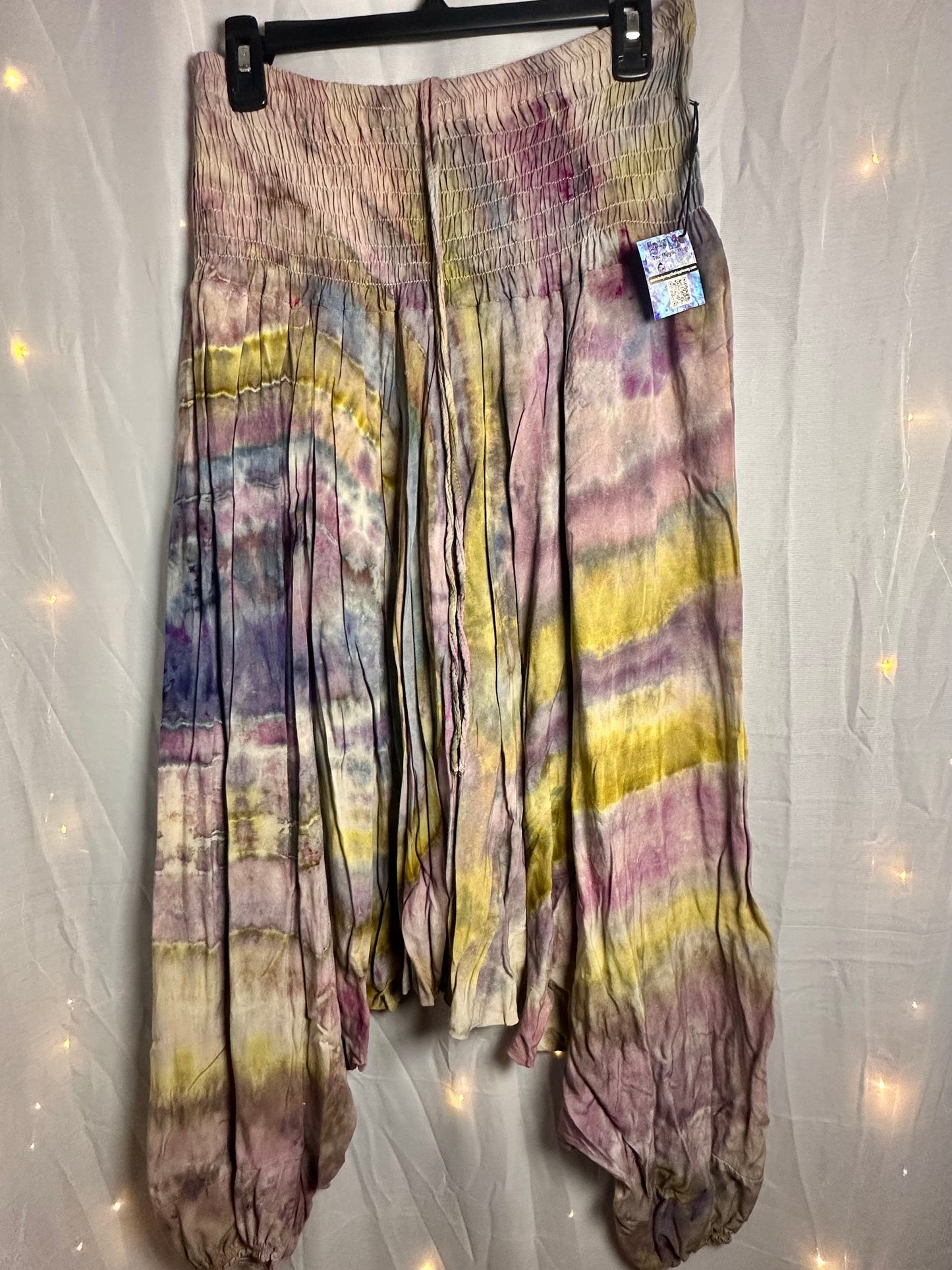2X/3X (fits waist of 30-50in) Painted Earth Wanderer Baggy Harlem Pants