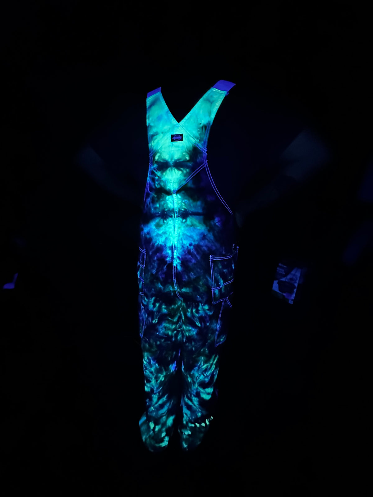 42x34 Bioluminescent Surge Dickies Overalls-UV Reactive