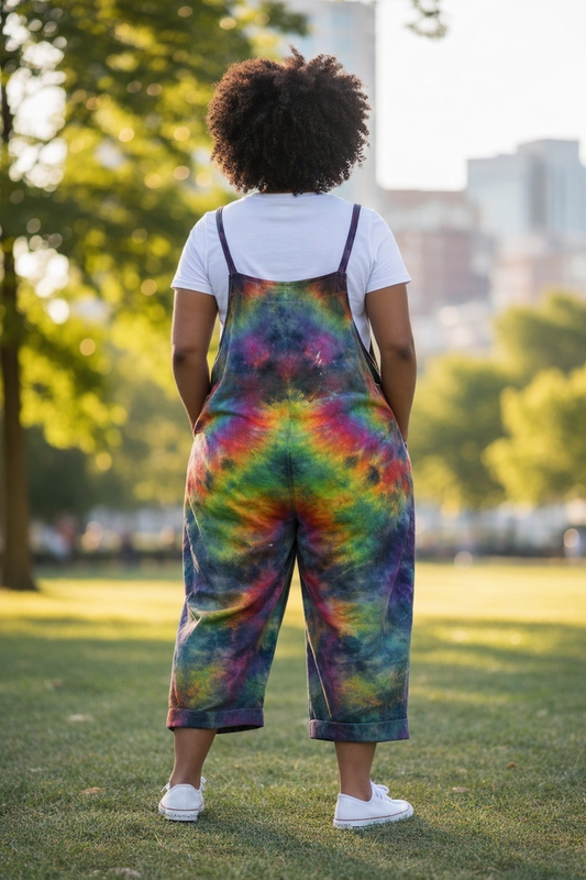 1X Rainbow Radiance Cotton Bibs