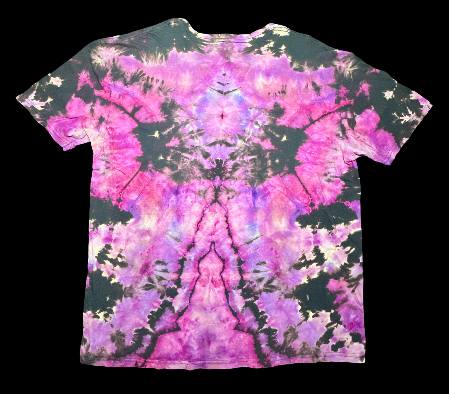 XL Violet Vortex Reverse Dyed Tee