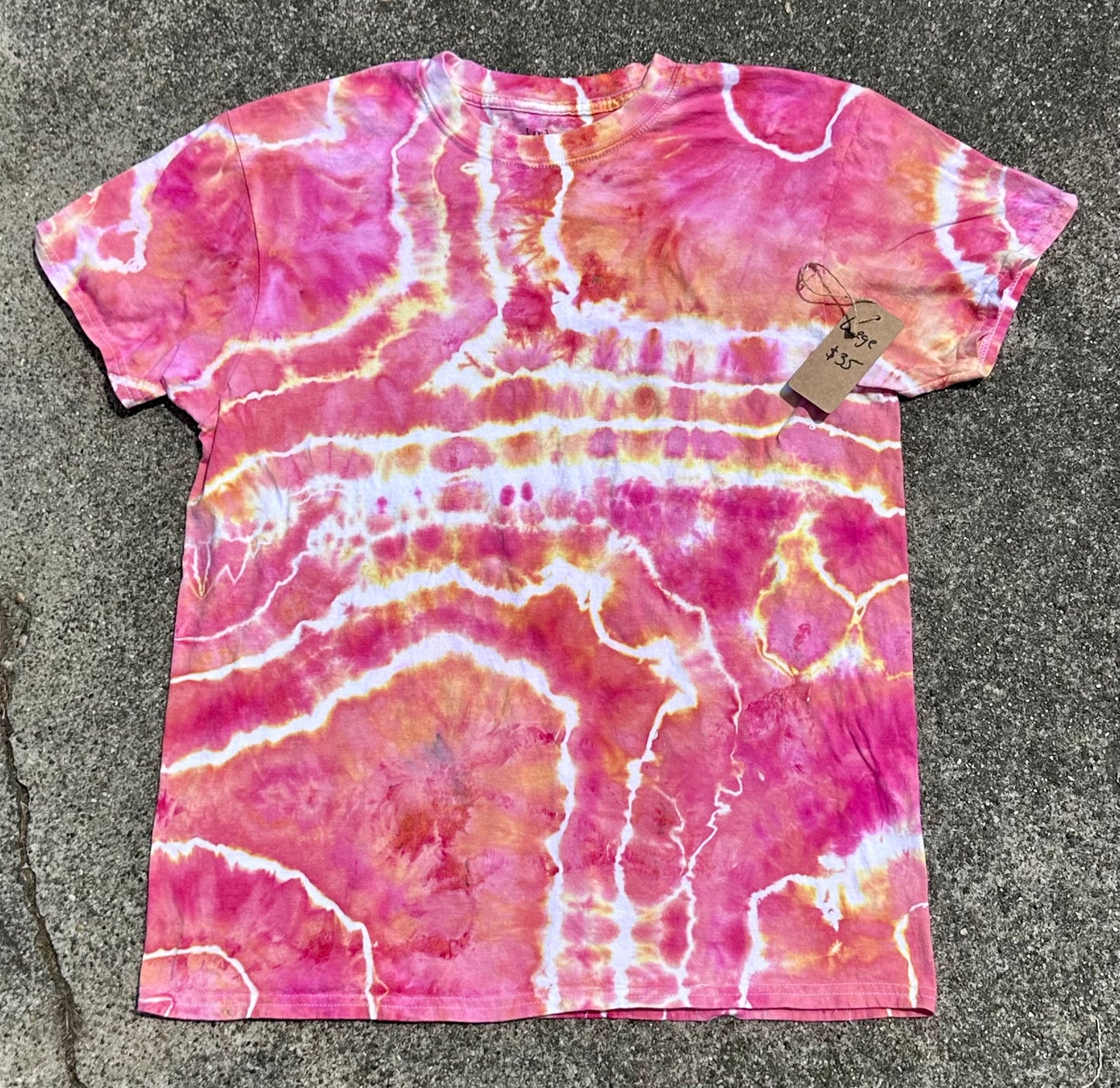 Large Pink Starburst Tee 💥