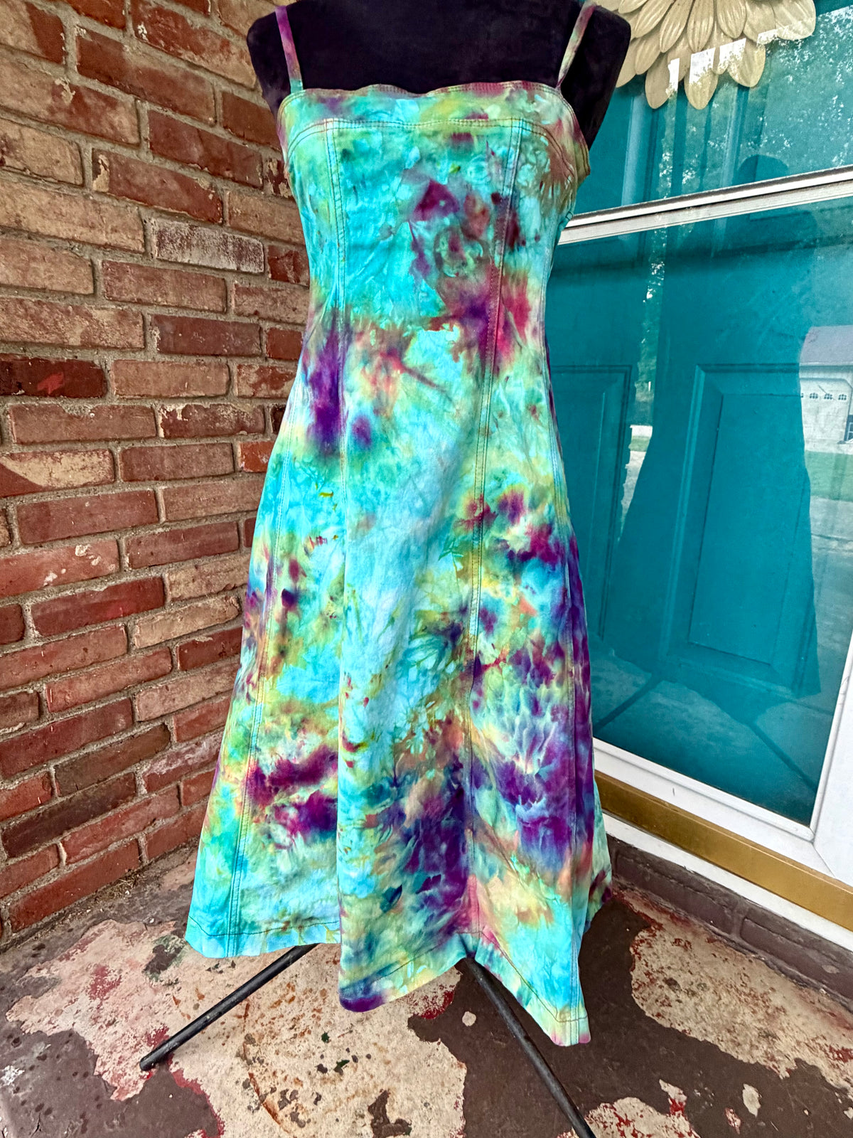 XL Mermaid Moonlight Denim Midi Dress