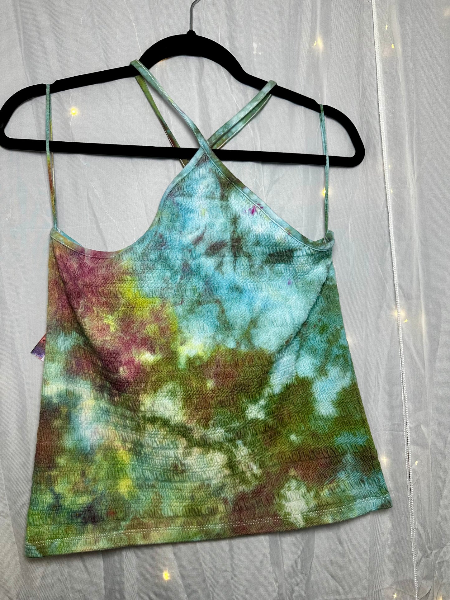 XL Seafoam Garden Crop Top *runs small*