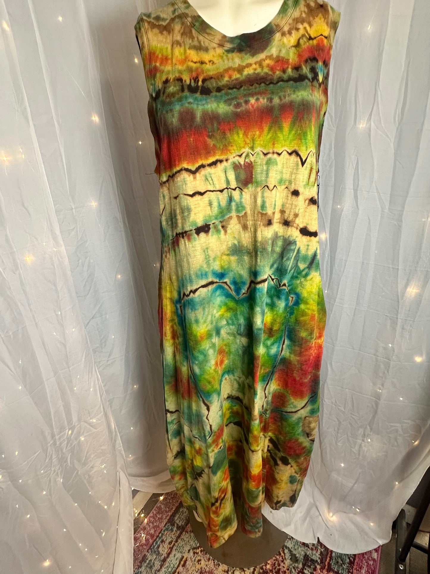 XL Painted Canyon Breeze MIDI Dress
