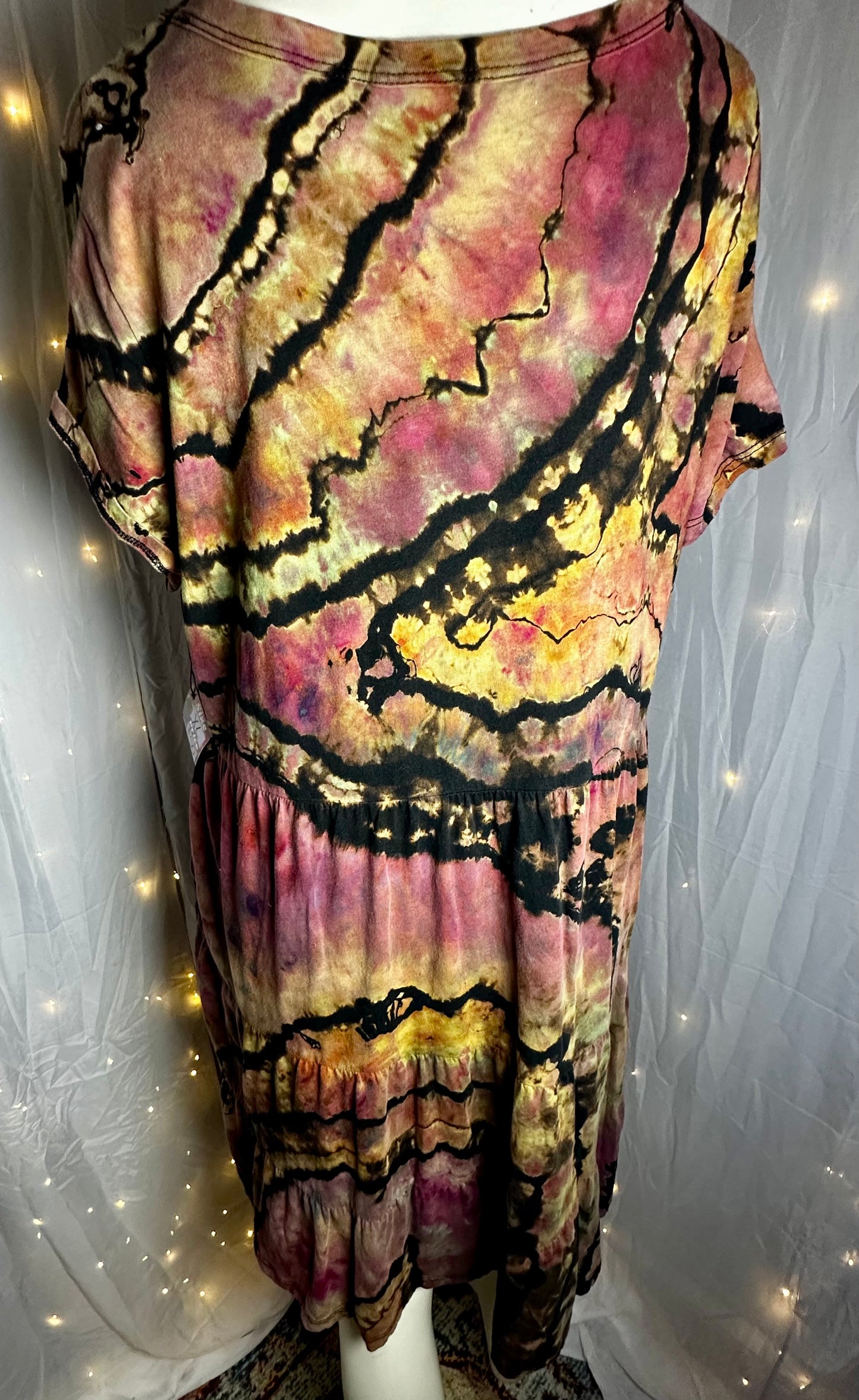 XL Desert Rose Geode T-Shirt Dress