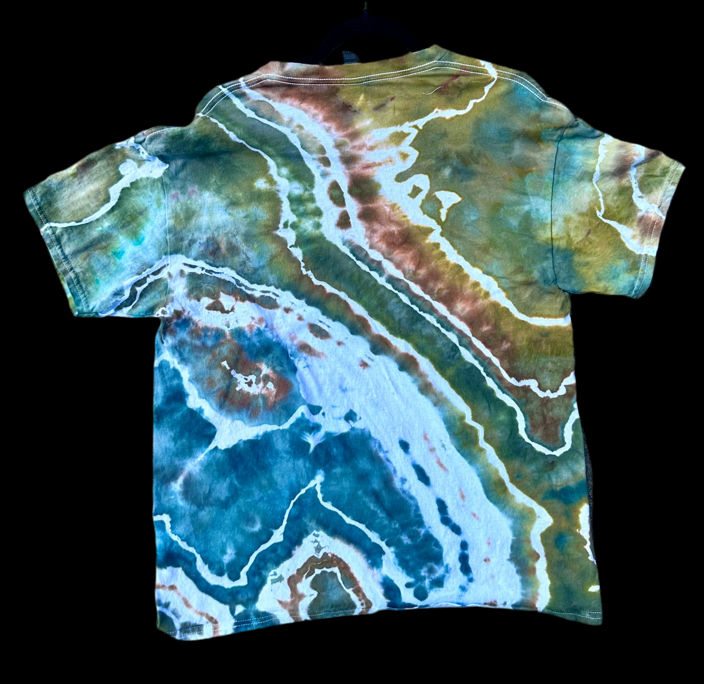 Large Teal/Green/Bronze tee 🏝️