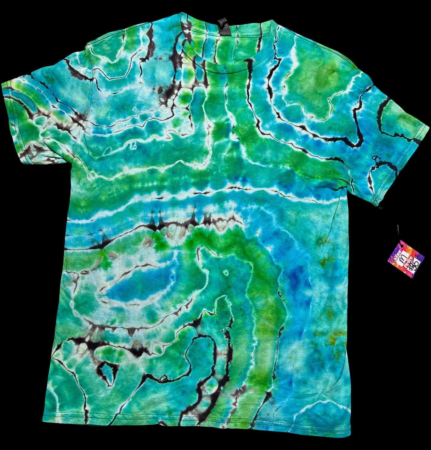 Medium Emerald Tide Geode Tee