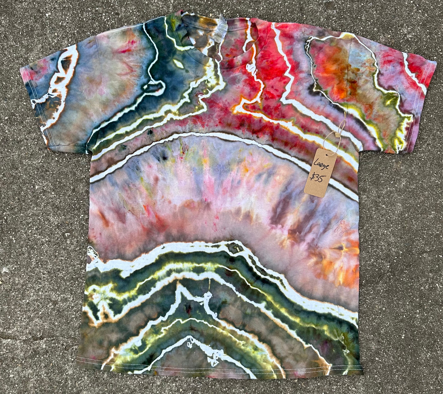 Large Fall Vibes Geode Tee 💥